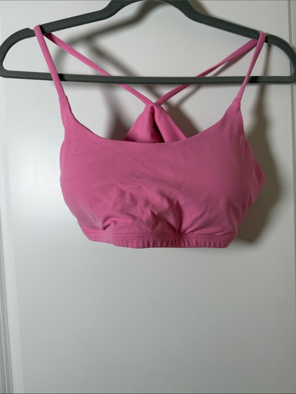 Athleta Pink Cross-Back Sports Bralette